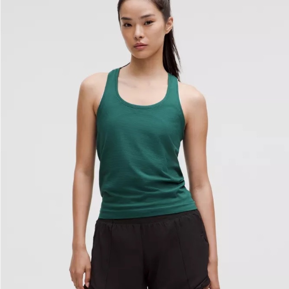 Lululemon Swiftly Storm Teal Tank Top
